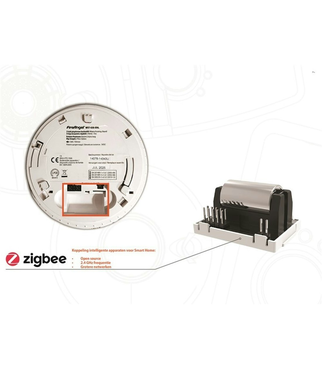 Zig Bee module en rookmelder 800 x 593