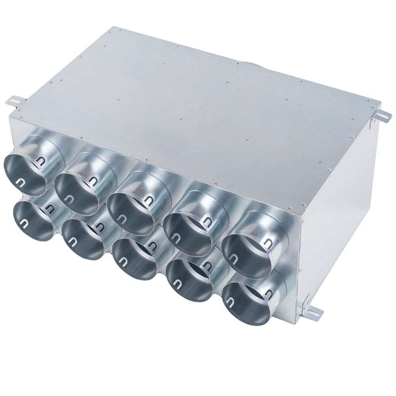 Luchtverdeelkast 160 10x75mm 2 rijen uitgang 25160100