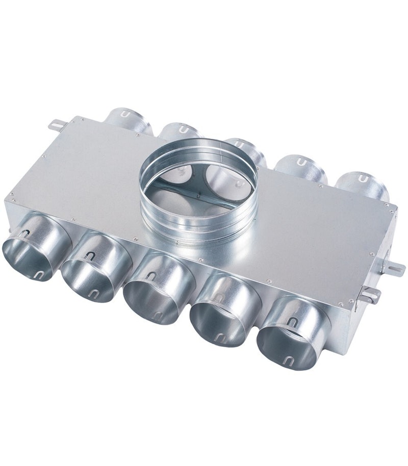 Luchtverdeelkast 160 10x75mm 2 zijdig 25216010