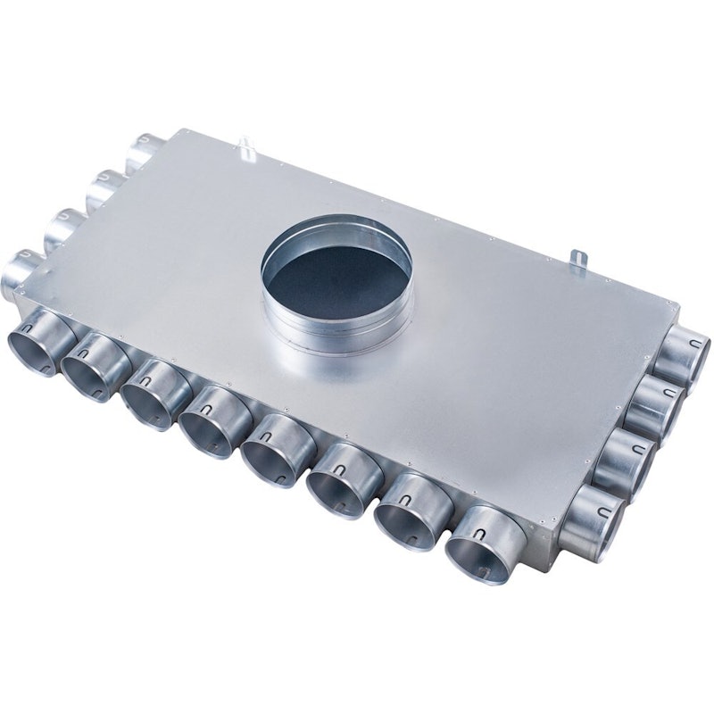 Luchtverdeelkast 200 16x75mm 3 zijdig 25320016