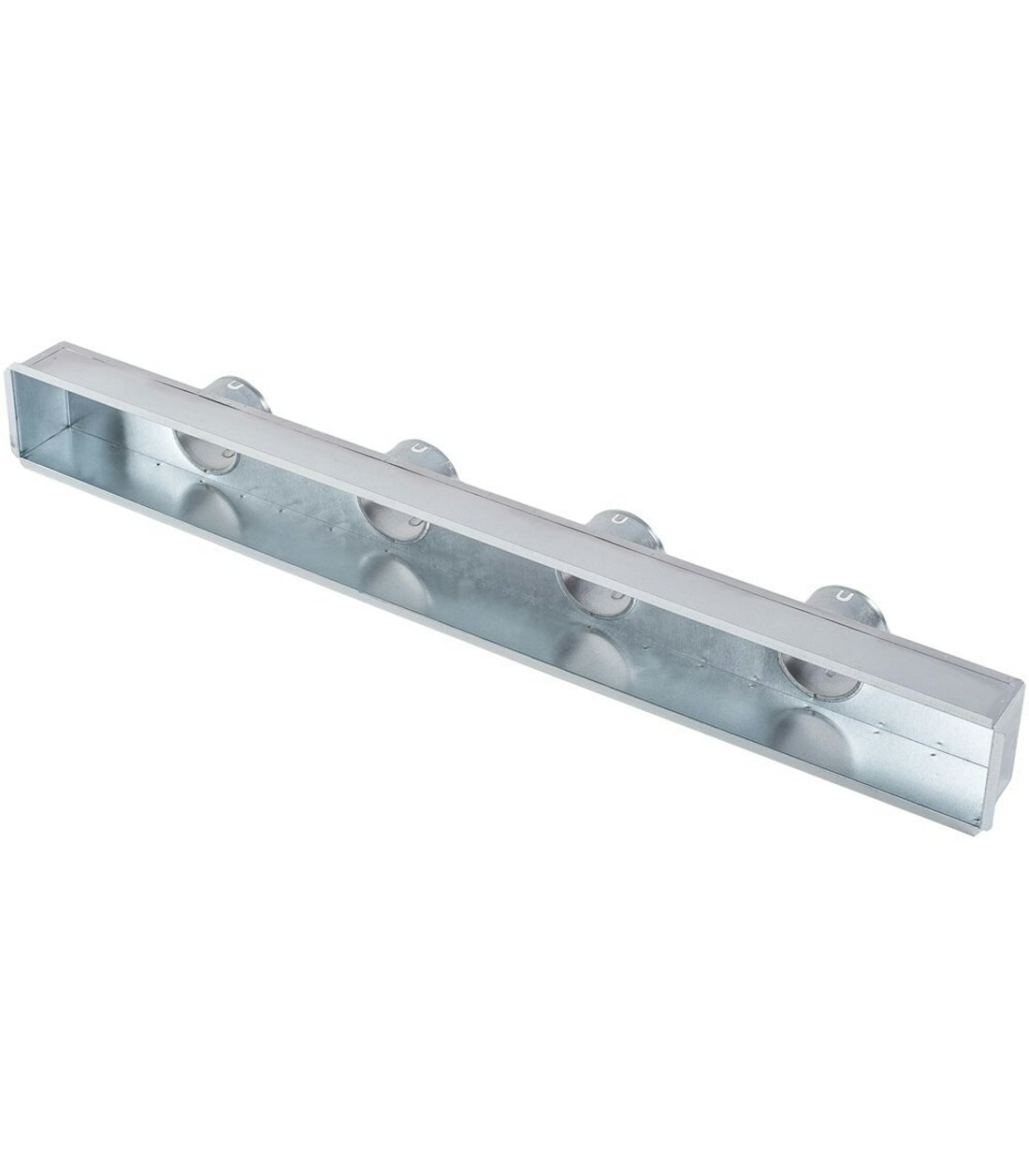 Plenumkast voor luchtverdeel rooster dubbel slot 1000 3x75 256210001