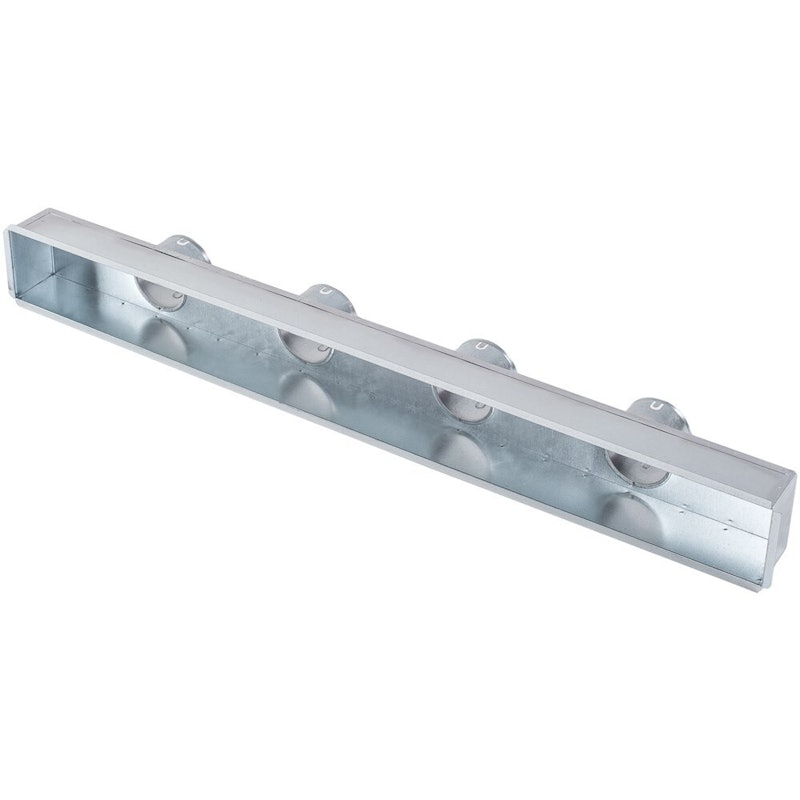 Plenumkast voor luchtverdeel rooster dubbel slot 1000 3x75 256210001