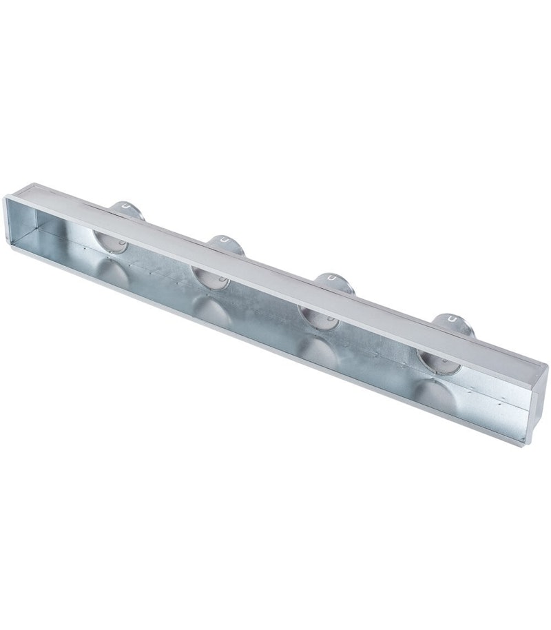 Plenumkast voor luchtverdeel rooster dubbel slot 1000 3x75 256210001