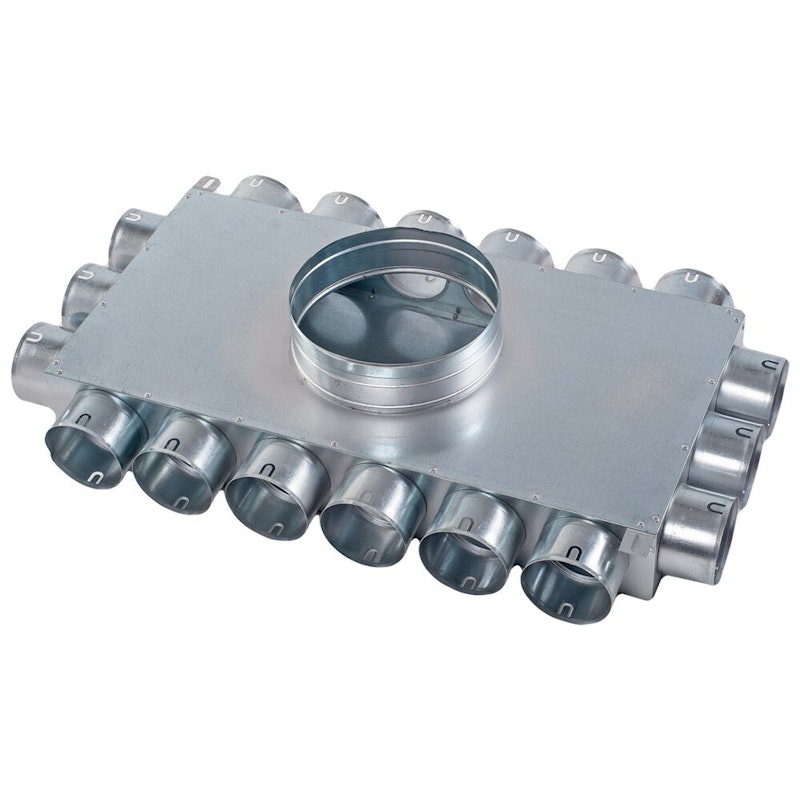 Luchtverdeelkast 200 16x75mm 4 zijdig 25420016