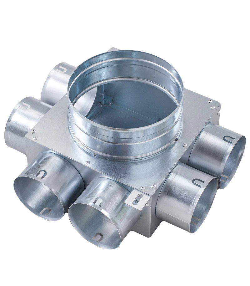 Luchtverdeelkast 160 6x75mm 3 zijdig 25316006