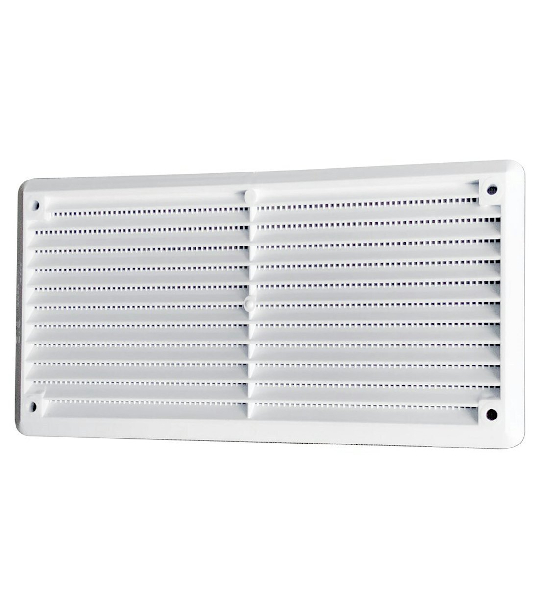 Schoepenrooster met vliegengaas 165x86 mm wit 310 M