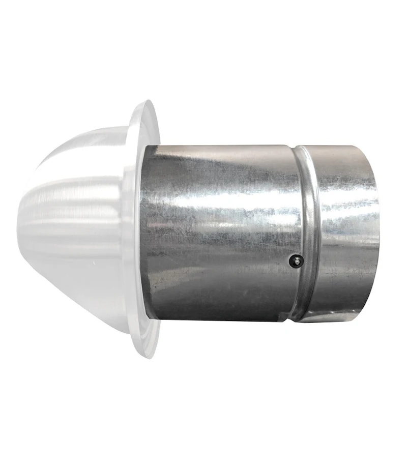 Vlinderklep galvaniseerd 21900150 20400150 transparant